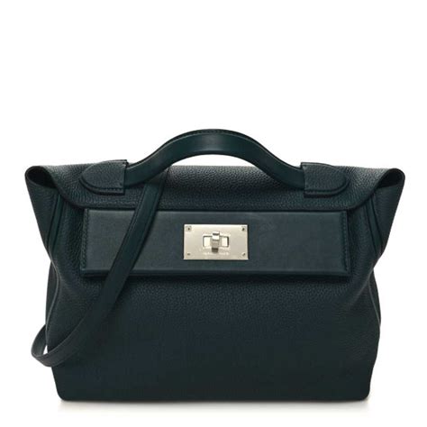 HERMES Togo Swift 24/24 35 Vert Cypress 